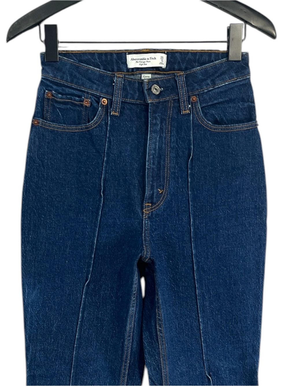 Abercrombie & Fitch Curve Love The Vintage Flare High Rise Size 25/0S - Picture 3 of 6